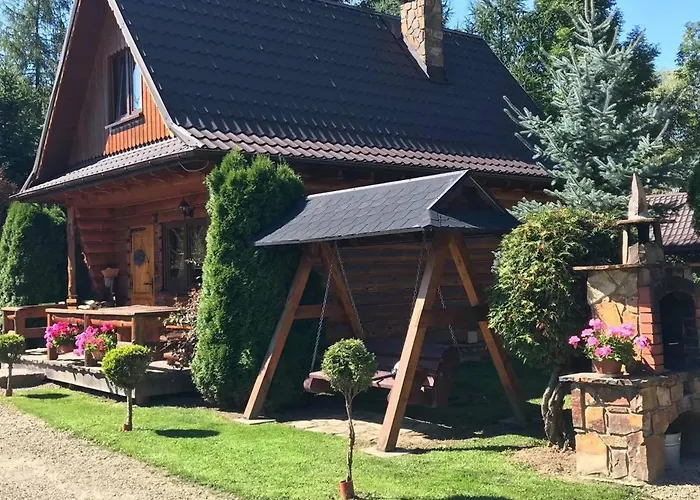 Domek Nad Rozlewiskiem z kominkiem Baligród